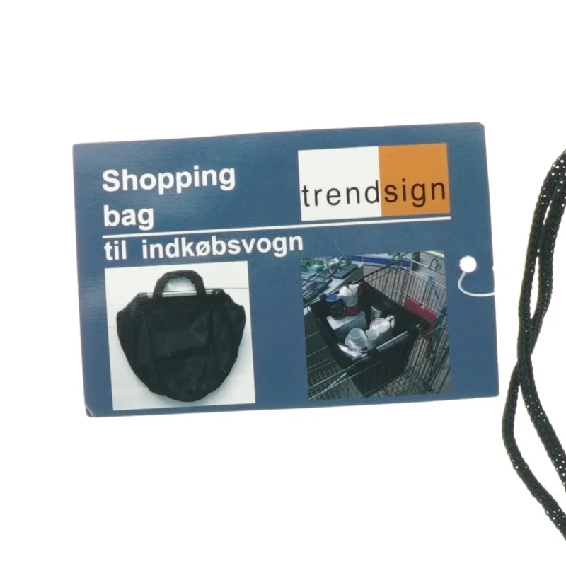 Indkøbstaske til indkøbsvogn fra Trendsign (str. 50x30x32 cm)