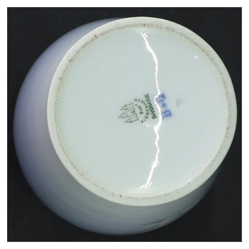 Porcelænsvase med måge-stellet fra B&G (str. H. 21 cm)