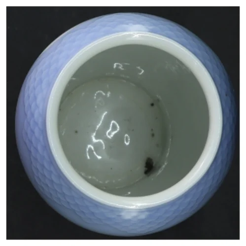 Porcelænsvase med måge-stellet fra B&G (str. H. 21 cm)