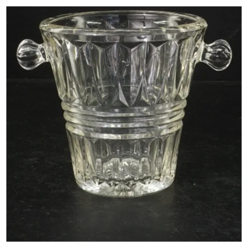 Lille glas krukke med håndtag 