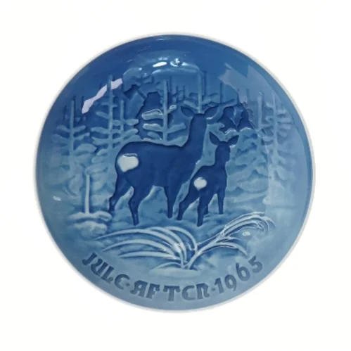 Juleplatte 1965 fra B&G (str. Ø 18 cm)