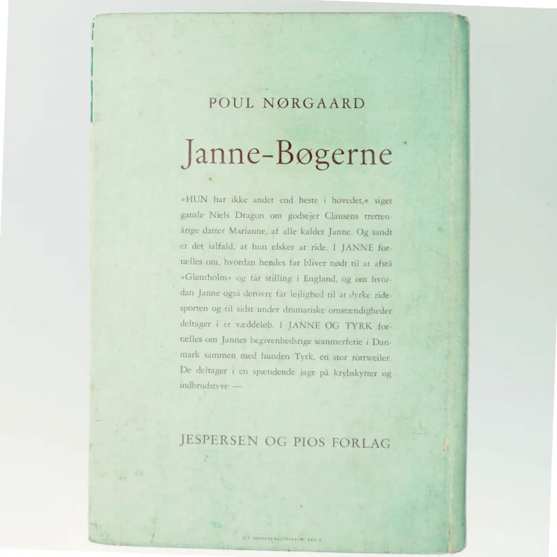 Janne af Poul Nørgaard (Bog)