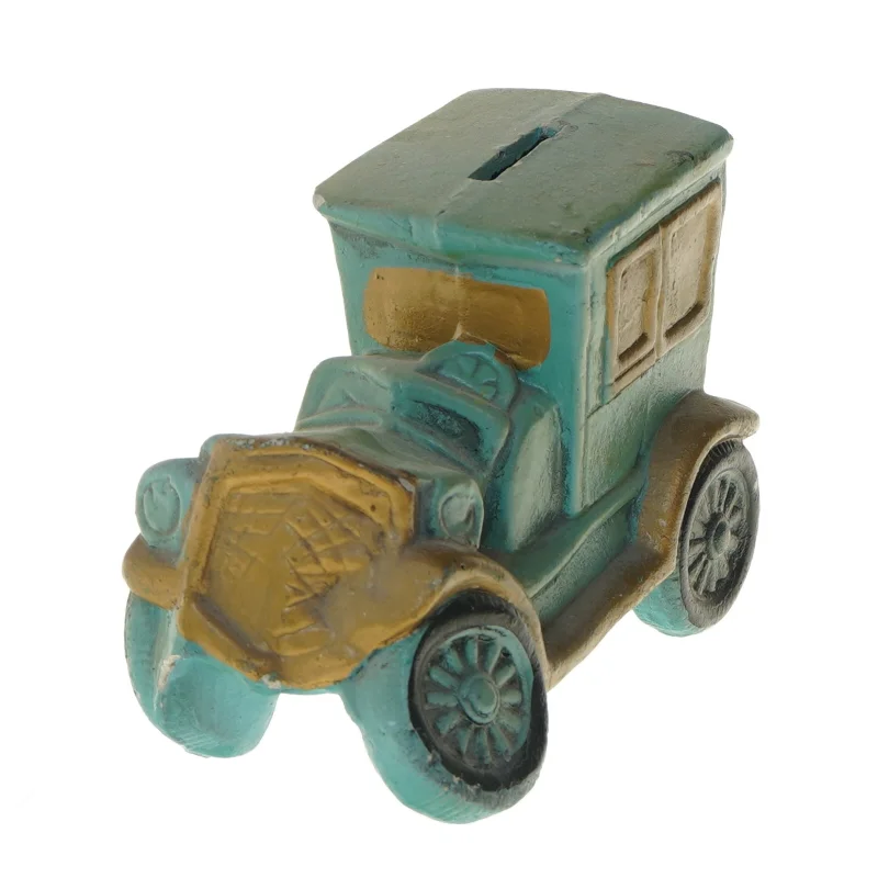 Vintage bil sparegris (str. 12x16,5x8,5 cm)