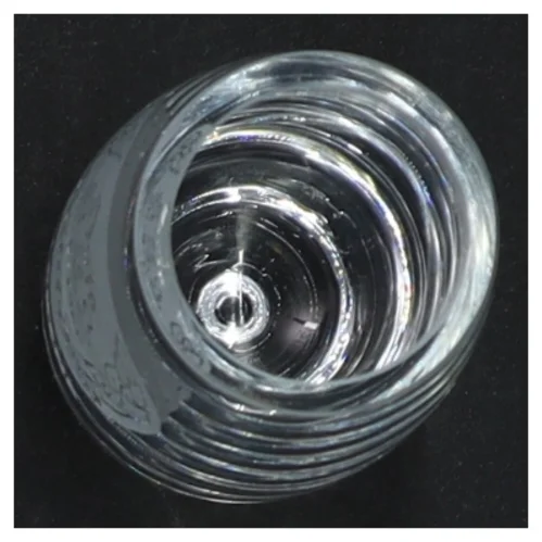 Graveret ølglas (str. 10,5 cm)