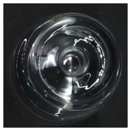 Graveret ølglas (str. 10,5 cm)