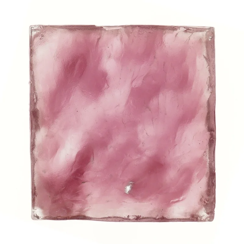 Lilla glasdekorationsobjekt (str. 22,5x21,5 cm)