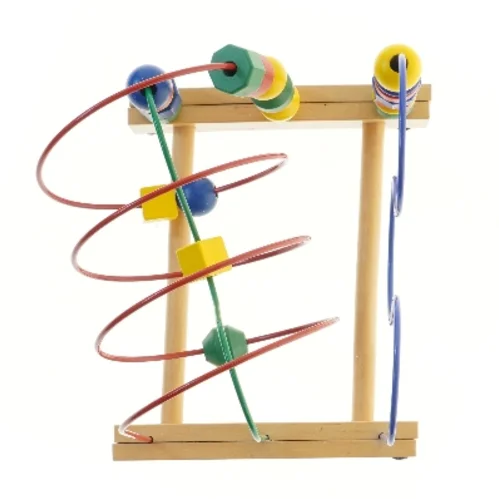 Perlespiral træ legetøj (str. 31x25x22 cm)