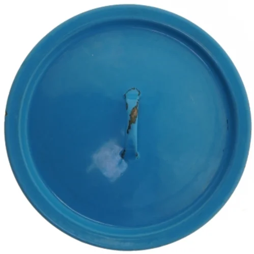 Blå låg til gryde (str. Ø 20 cm)