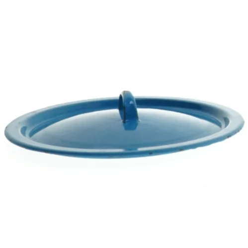 Blå låg til gryde (str. Ø 20 cm)