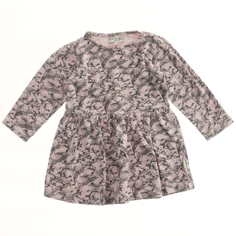 Kjole med dyremønster fra bombiBitt (str. 86)