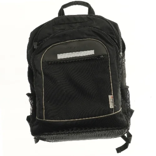 Sort rygsæk med lommer (str. 50x38 cm)