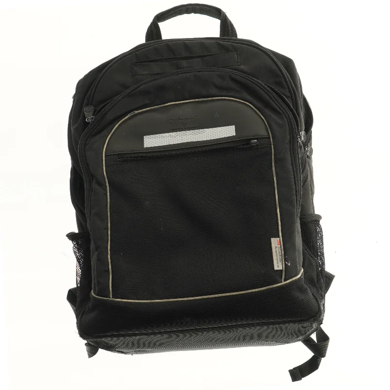 Sort rygsæk med lommer (str. 50x38 cm)