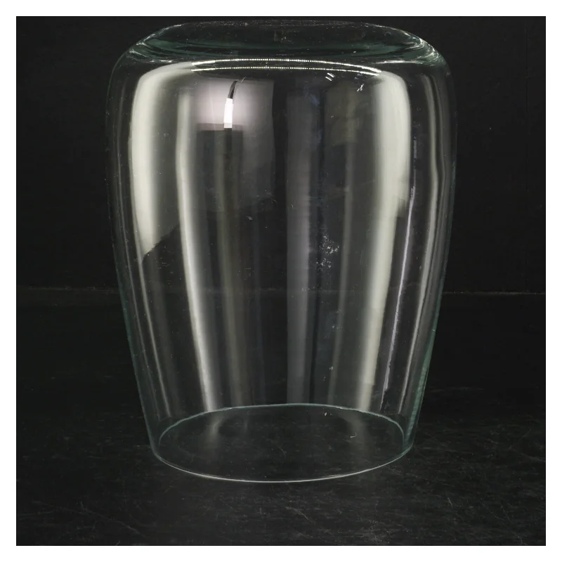 Gennemsigtig glasvase (str. 18 cm)