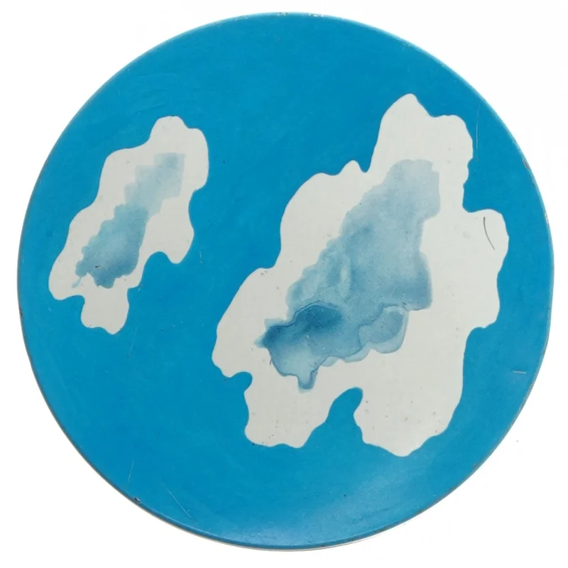 Retro irma kunstdåse Metal opbevaringsboks med skibsmotiv (str. Ø 11,5 cm længde 15 cm)