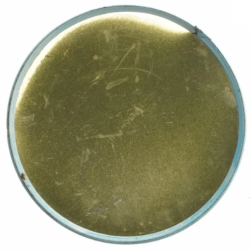 Retro irma kunstdåse Metal opbevaringsboks med skibsmotiv (str. Ø 11,5 cm længde 15 cm)