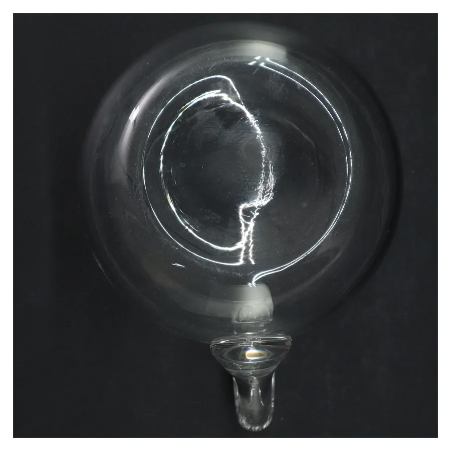 Retro Glasvandkande (str. H. 13 cm. ø. 13,5 cm)