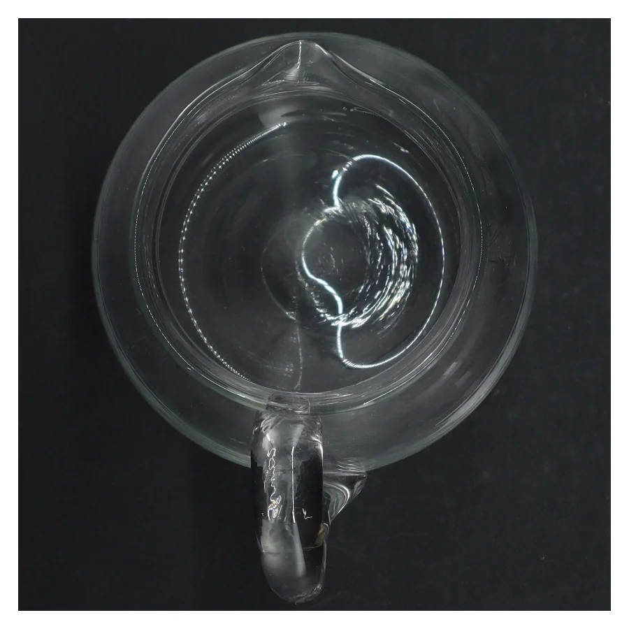 Retro Glasvandkande (str. H. 13 cm. ø. 13,5 cm)