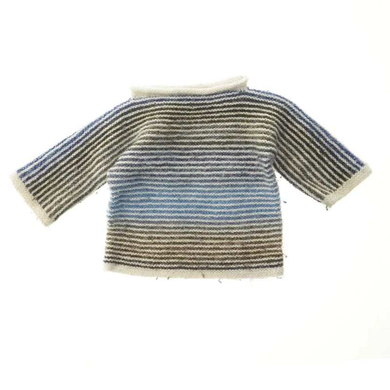 HåndStrikket uldtrøje (str. Bryst, 27 cm. længde. 30 cm)