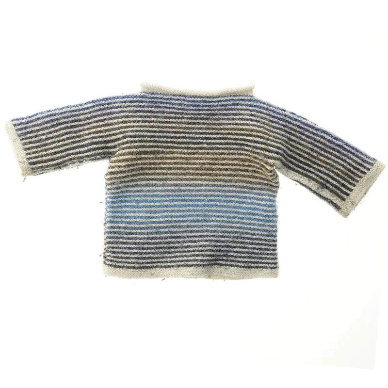 HåndStrikket uldtrøje (str. Bryst, 27 cm. længde. 30 cm)