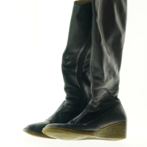 Sorte læderstøvler fra Camper (str. 38)