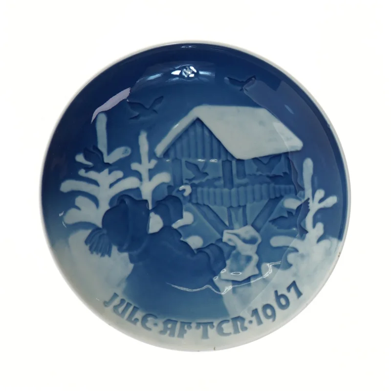 Juleplatte Bing & Grøndahl 1967 fra Bing & Grøndahl (str. Ø 18,3 cm)