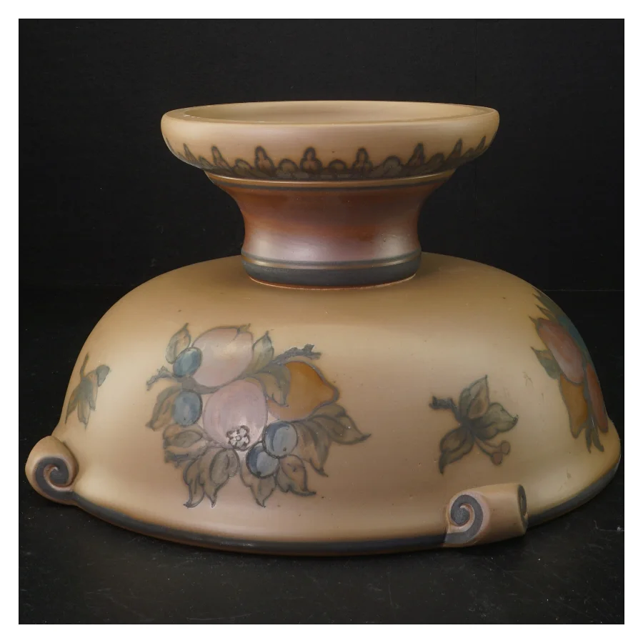 Bornholmsk keramik frugtskål (str. 25 cm)