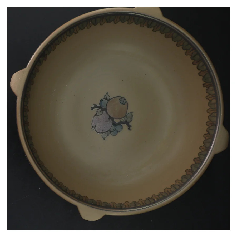 Bornholmsk keramik frugtskål (str. 25 cm)