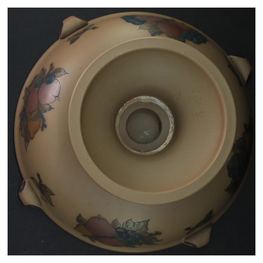 Bornholmsk keramik frugtskål (str. 25 cm)