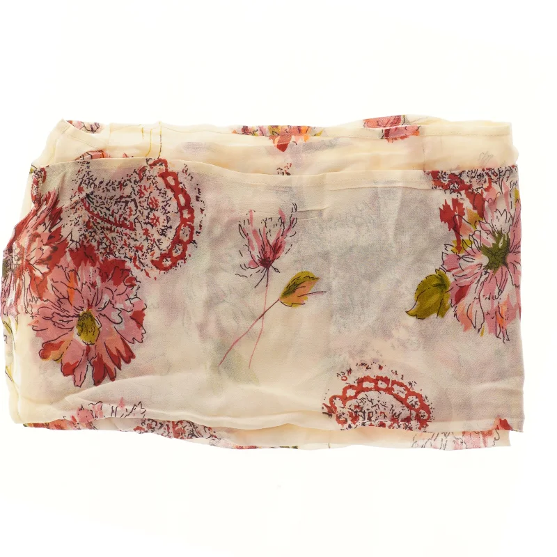 Blomstret tørklæde masai (str. 52x162 cm)