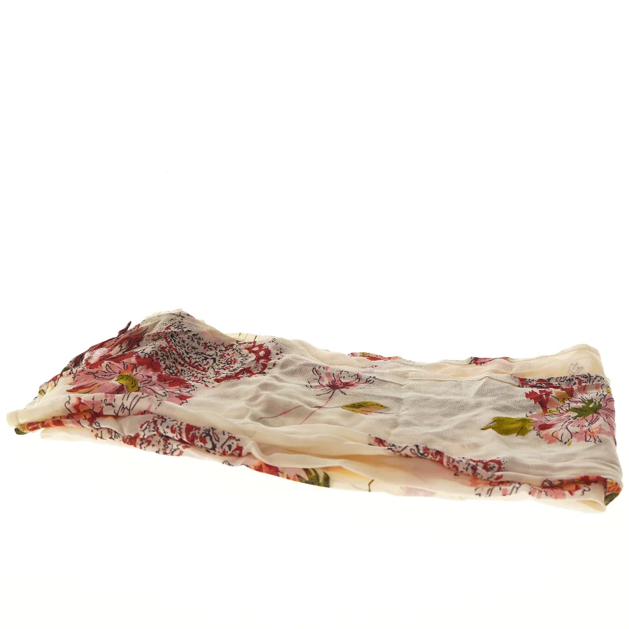 Blomstret tørklæde masai (str. 52x162 cm)