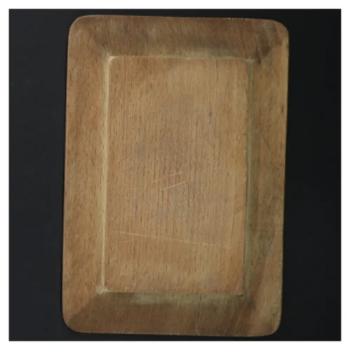 Osteklokke med låg (str. 22x15 cm)