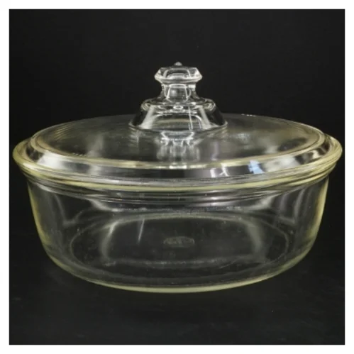 Glasgryde med låg fra Pyrex (str. Ø 24,5 cm)