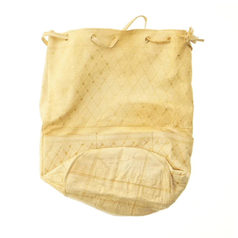 Taske i skind (str. 42x36 cm)