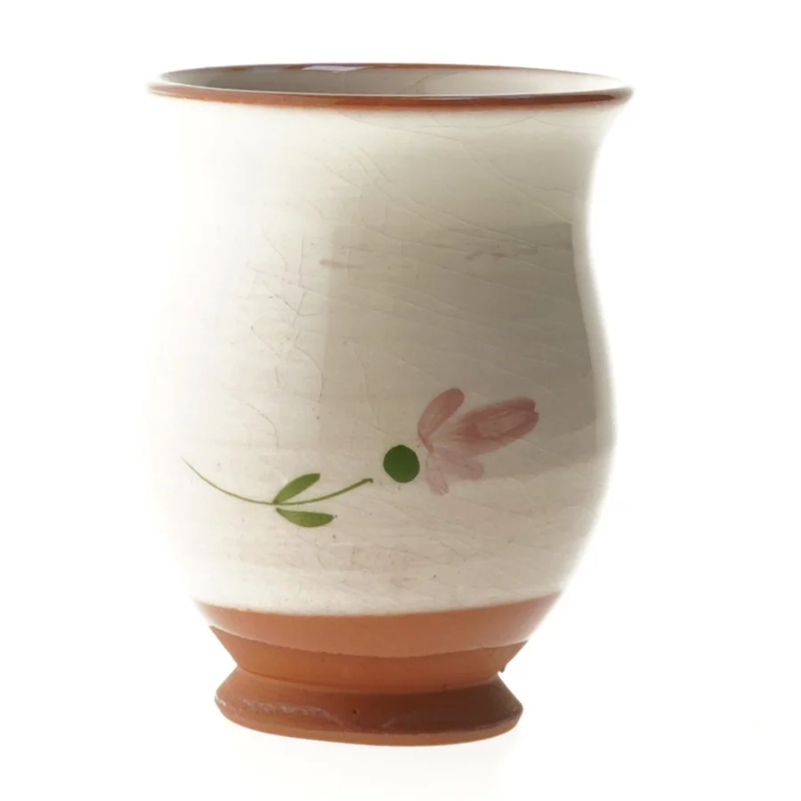 Dekorativ vase (str. Ø 8,5 cm længde 11 cm)