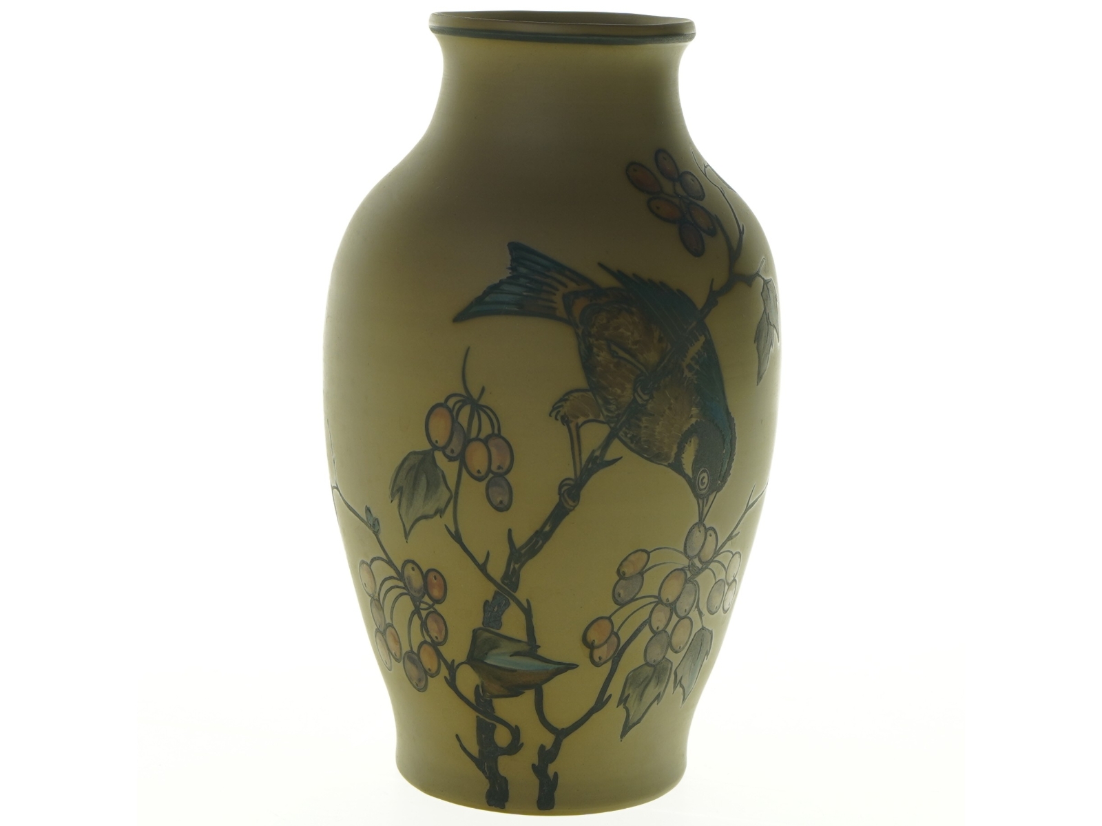 Keramikvase (str. H. 21,5 cm)