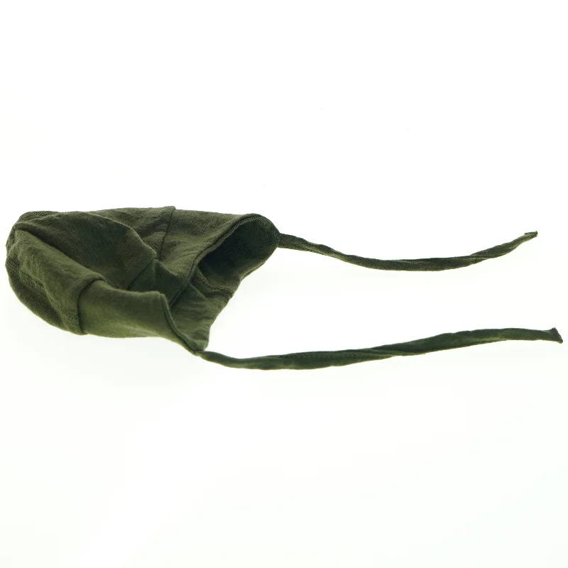 Grøn babyhue med bindebånd fra Joha (str. 1-2 år )