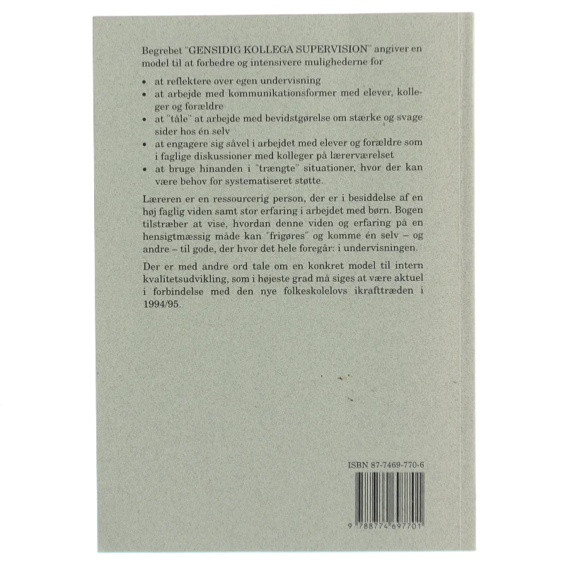 Gensidig kollega supervision af Leon Dupont (Bog)