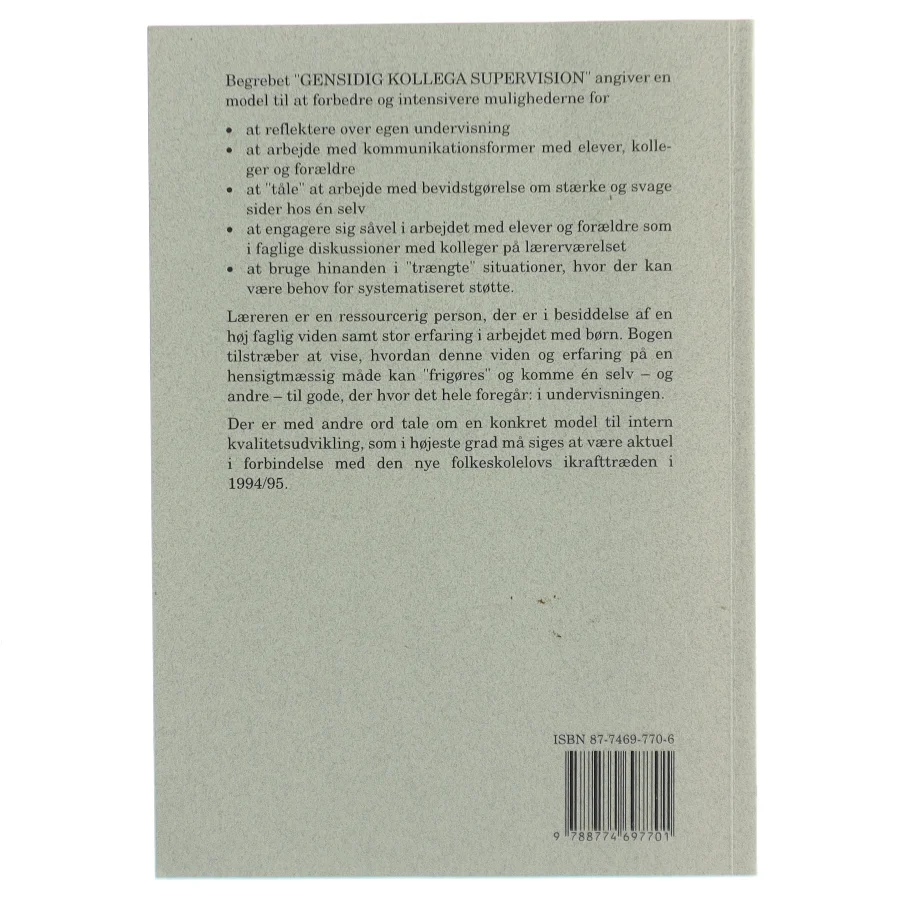 Gensidig kollega supervision af Leon Dupont (Bog)