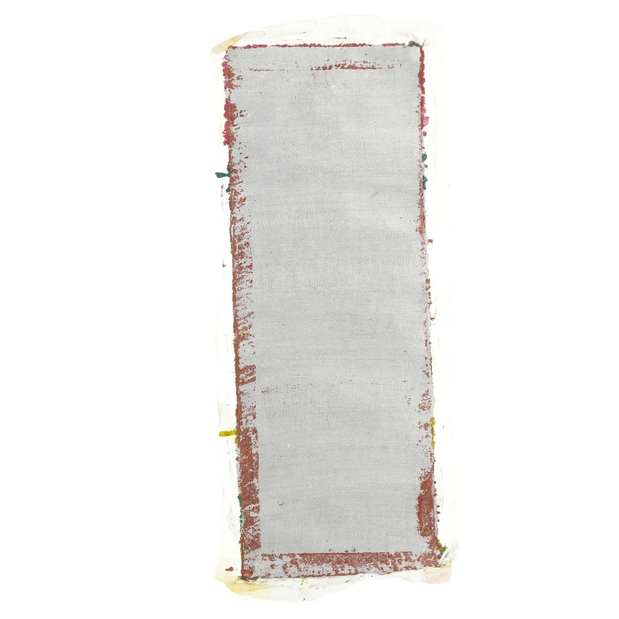 Håndmalet stofkunst (str. 76 x. 30 cm)