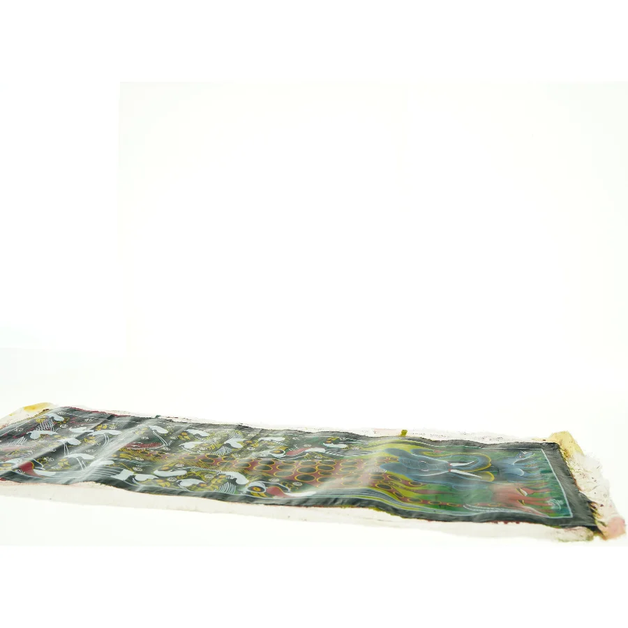 Håndmalet stofkunst (str. 76 x. 30 cm)