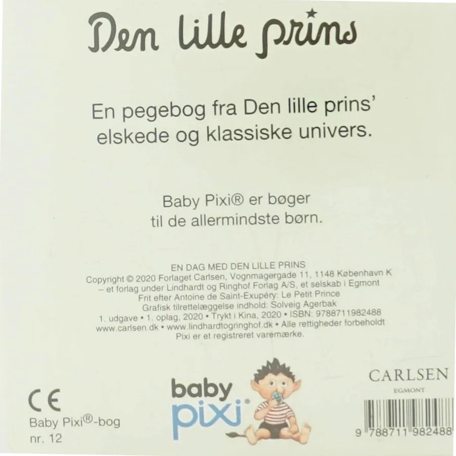 En dag med Den lille prins af Antoine de Saint-Exupéry (Bog)