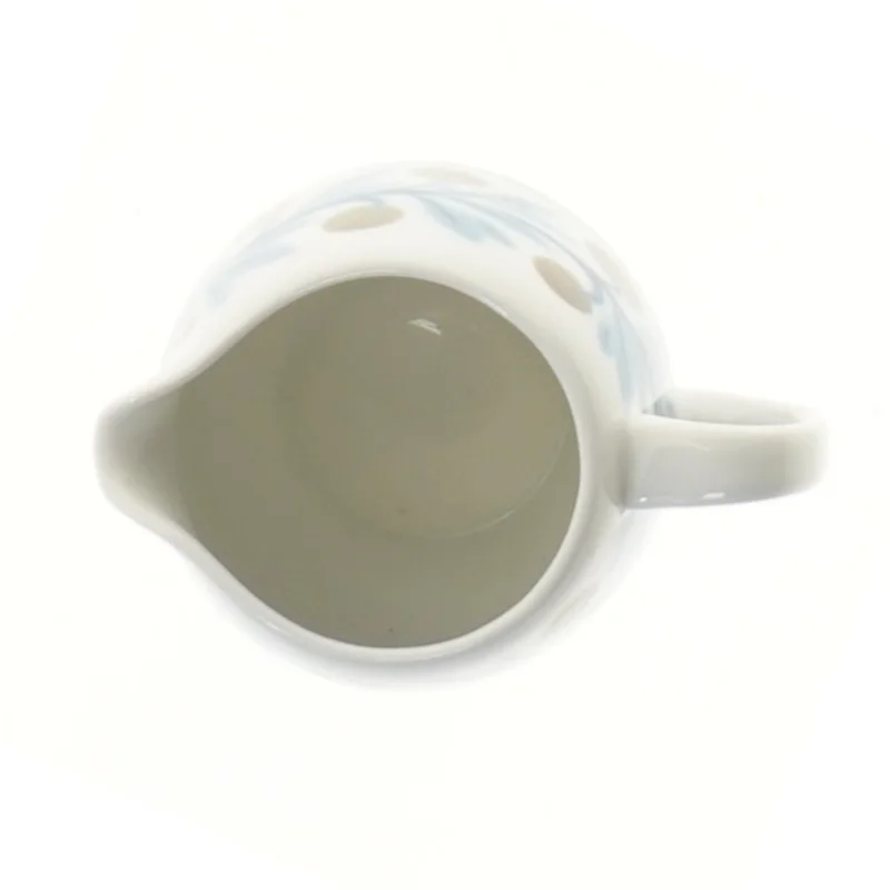 Flødekande med bladmønster (str. 8 cm)