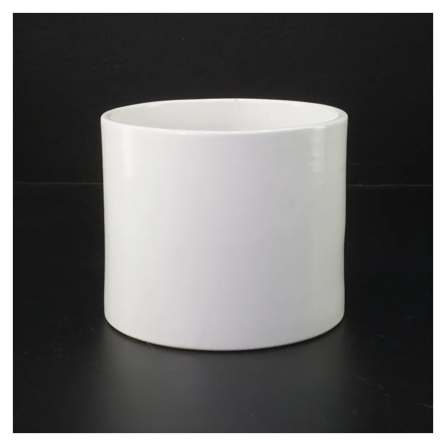 Hvid porcelæn krukke fra Villeroy & Boch (str. H 11,5 cm ø. 14 cm)