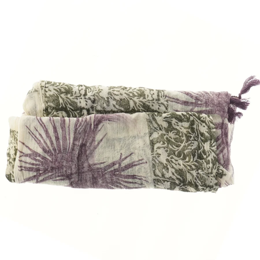 Tørklæde med mønster (str. 78x93 cm)