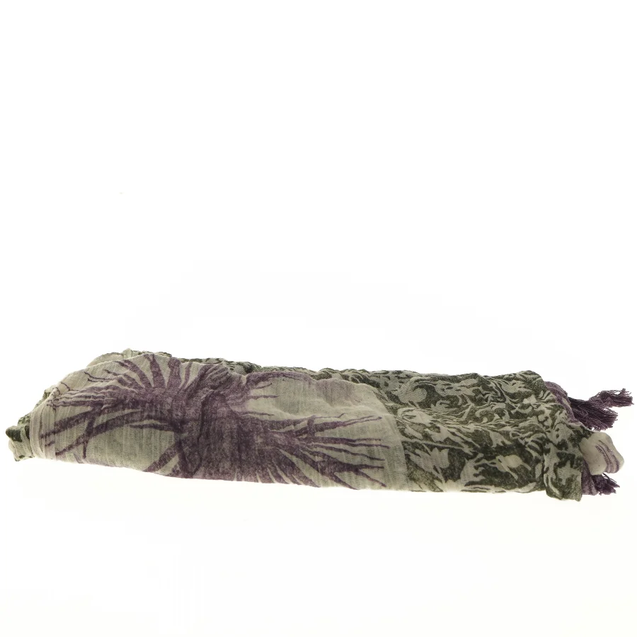 Tørklæde med mønster (str. 78x93 cm)