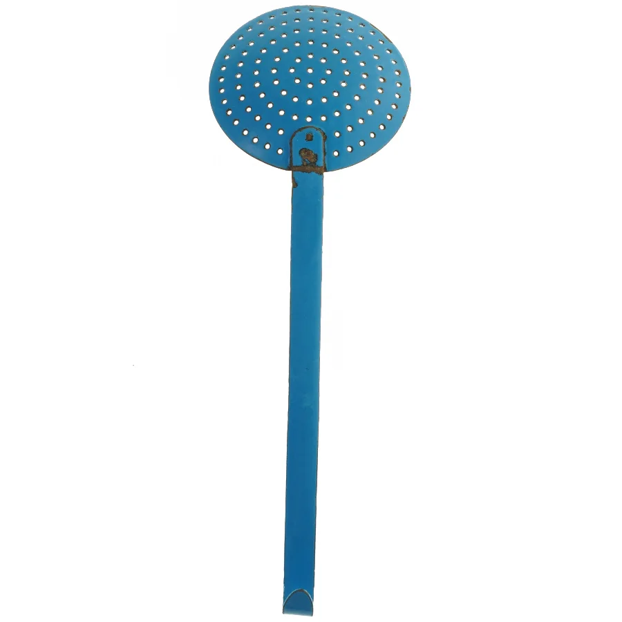 Blå emajle hulske (str. Længde af håndtag. 28 cm. ø. 12,5 cm)