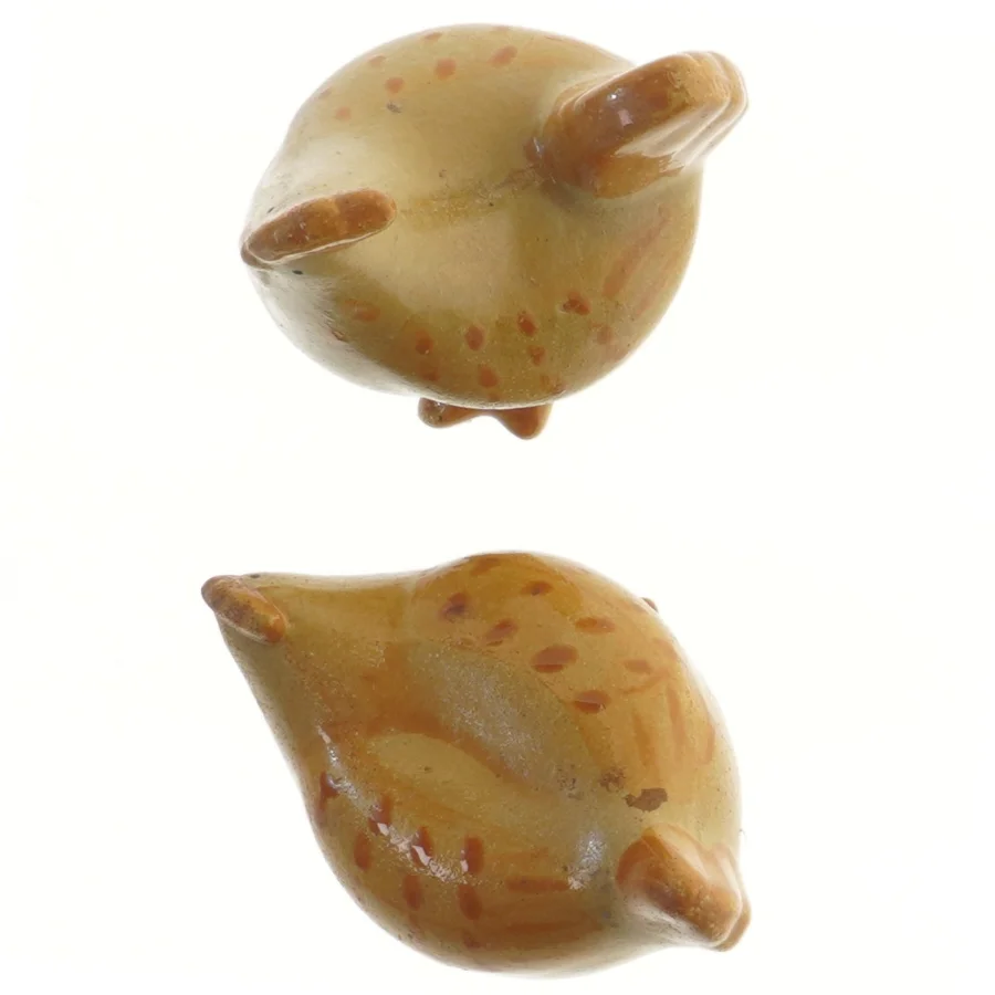 Keramiske fuglefigurer (str. 15,5 cm)