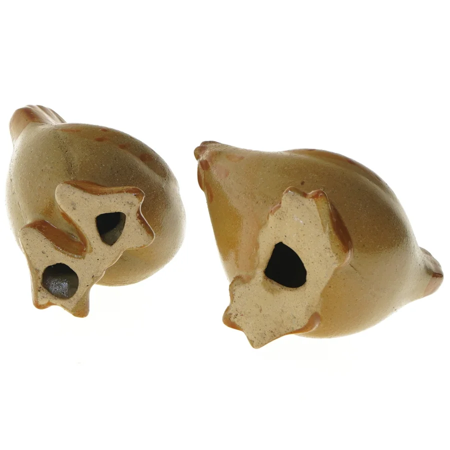 Keramiske fuglefigurer (str. 15,5 cm)