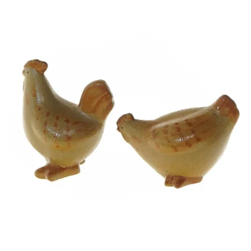Keramiske fuglefigurer (str. 15,5 cm)