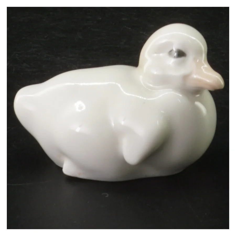 Porcelænsfigur af and fra B&G (str. 10 x. 5,5 cm)